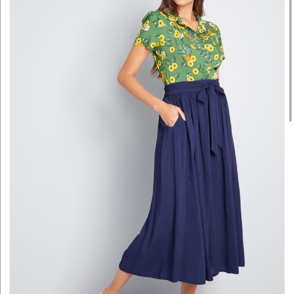 MODCLOTH Unbridled Enthusiasm Cropped Pants